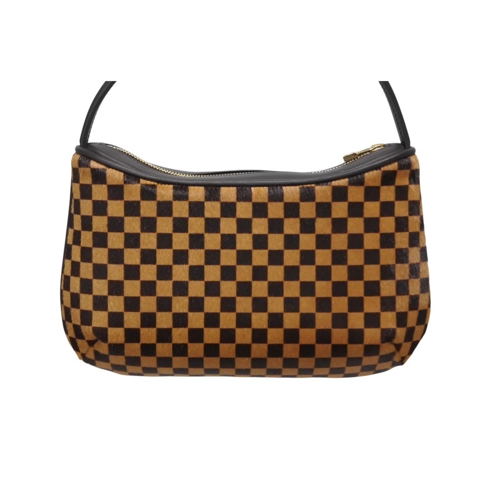 LOUIS VUITTON Damier Sauvage Tiger handbag brown pony leather - Picture 3 of 9